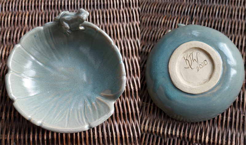 Ceramic Frog Bowl Image