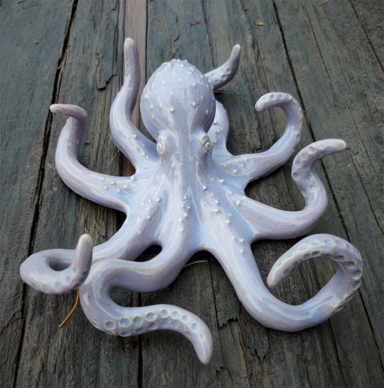 Octopus in Periwinkle Image