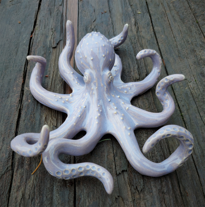 Octopus in Periwinkle